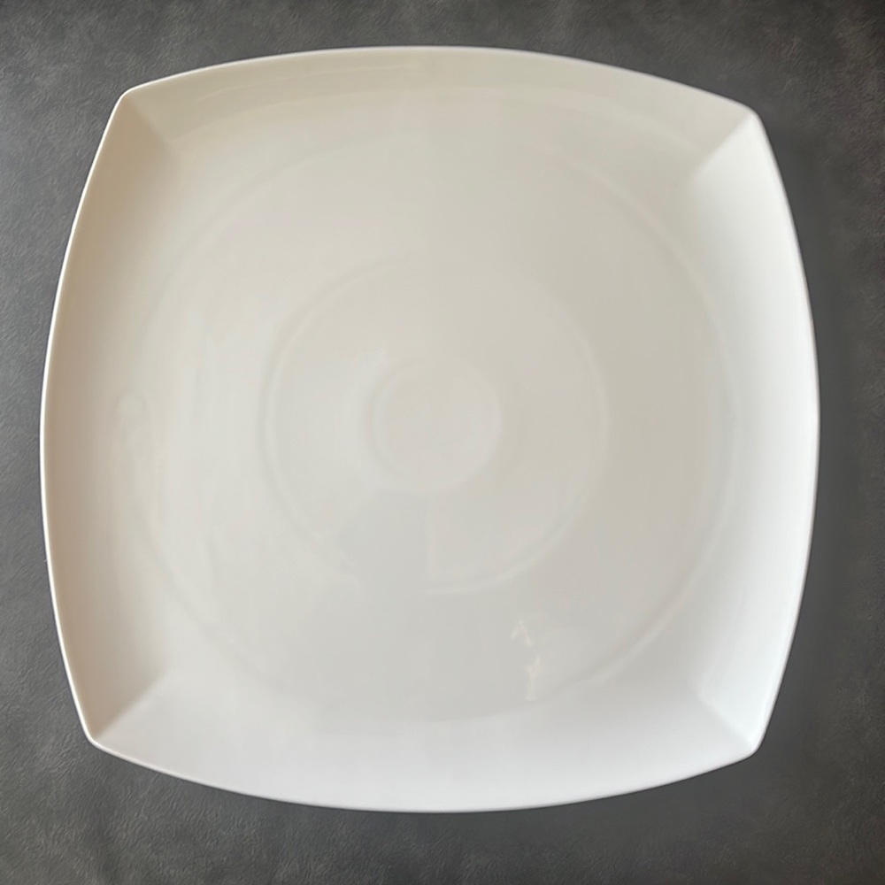 Set of 2 Schonwald, 18.25 inch, porcelain server platters. Made in Germany.